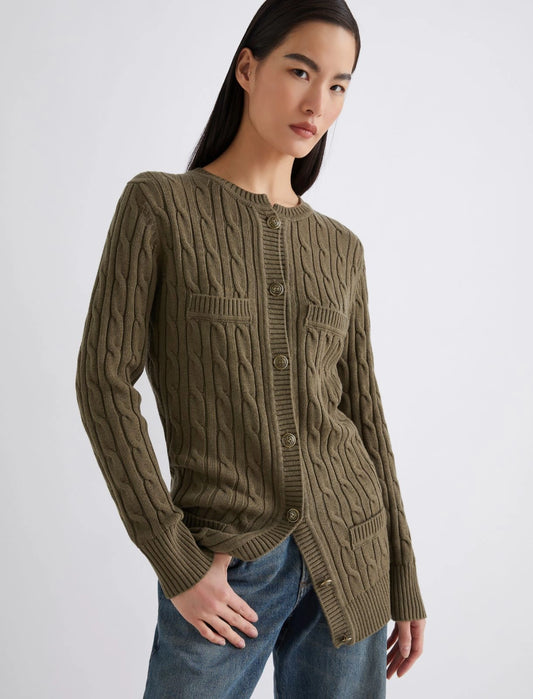 LIETO - Cable-knit cardigan