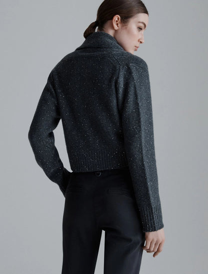 ZAMBIA - Sequinned cashmere-blend cardigan