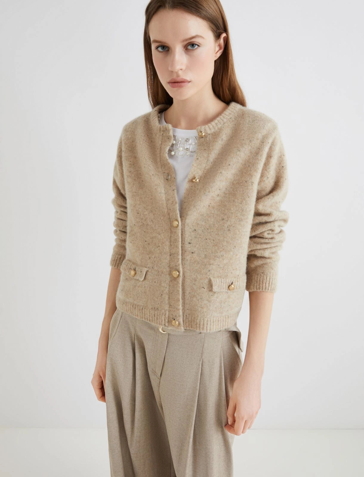 DAVINA - Cardigan with pockets