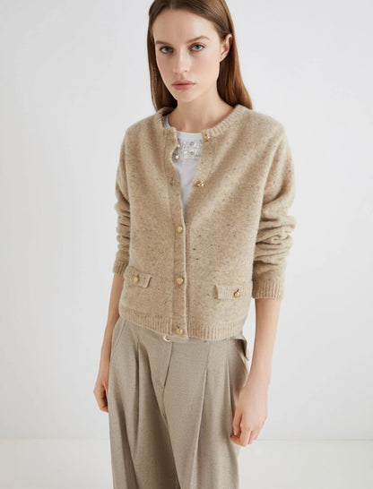 DAVINA - Cardigan with pockets