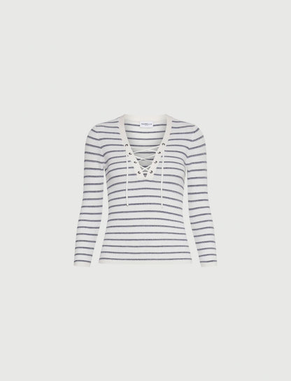 MARUS - Sweater in lurex-embellished pure wool fabric