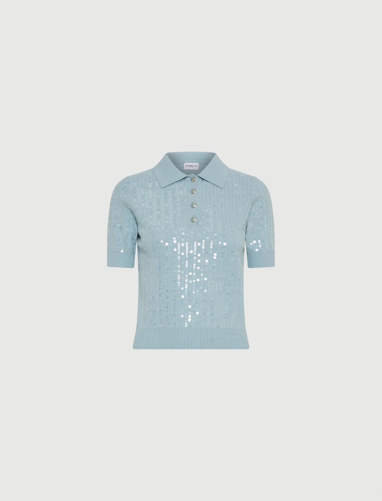 DIADEMA - Sequin polo shirt