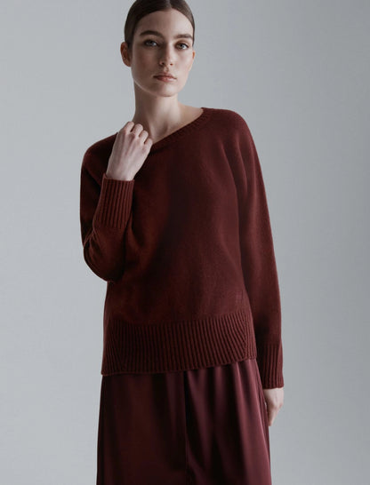 CELIA - Boxy-fit pure wool sweater