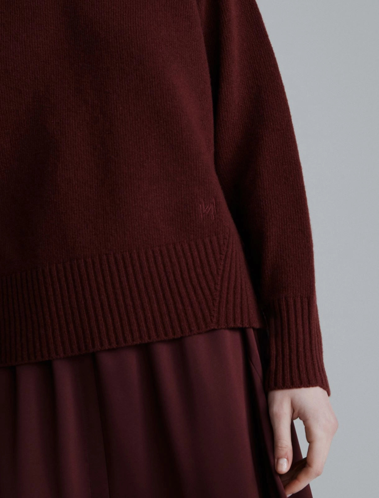 CELIA - Boxy-fit pure wool sweater