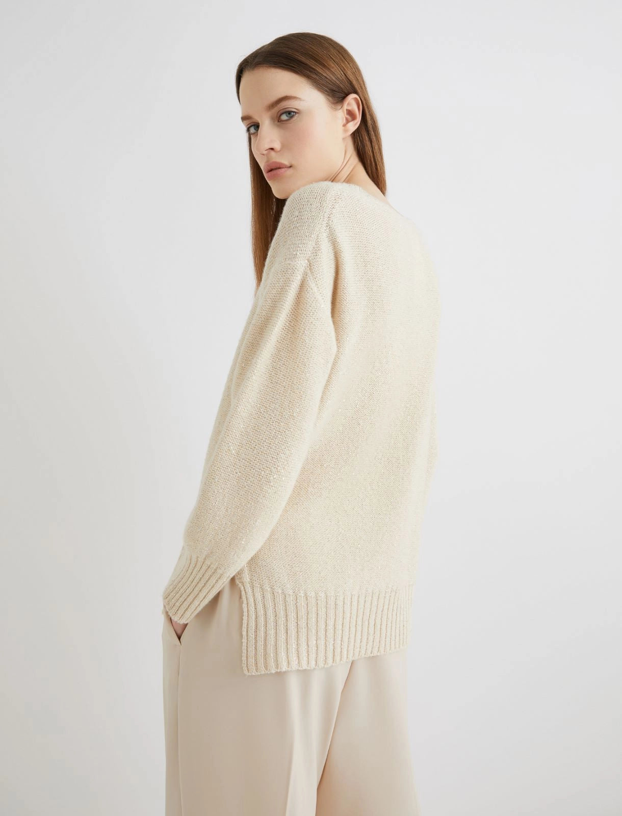 ENNIO Straight-fit cashmere-blend sweater