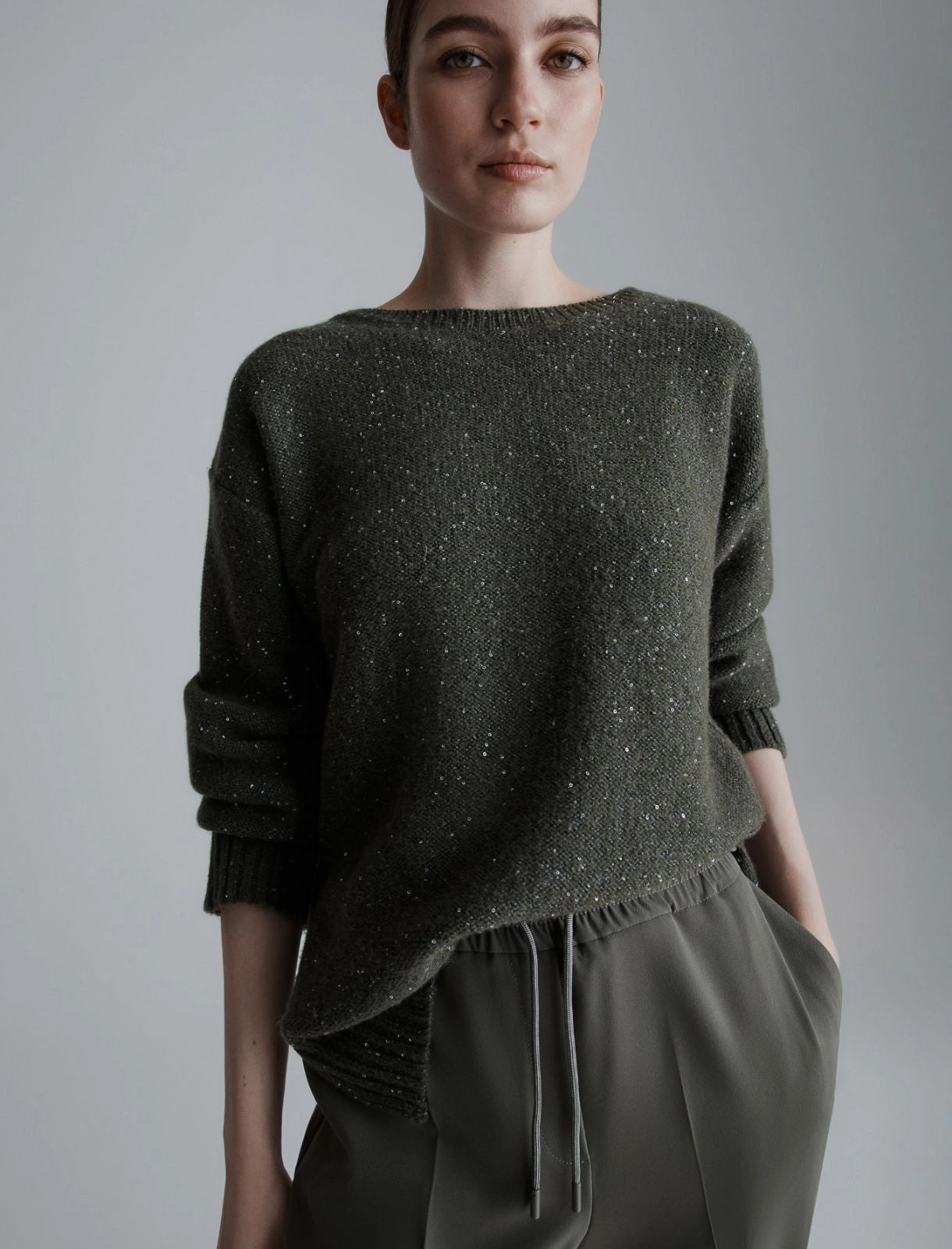 ENNIO Straight-fit cashmere-blend sweater