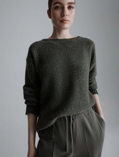 ENNIO Straight-fit cashmere-blend sweater