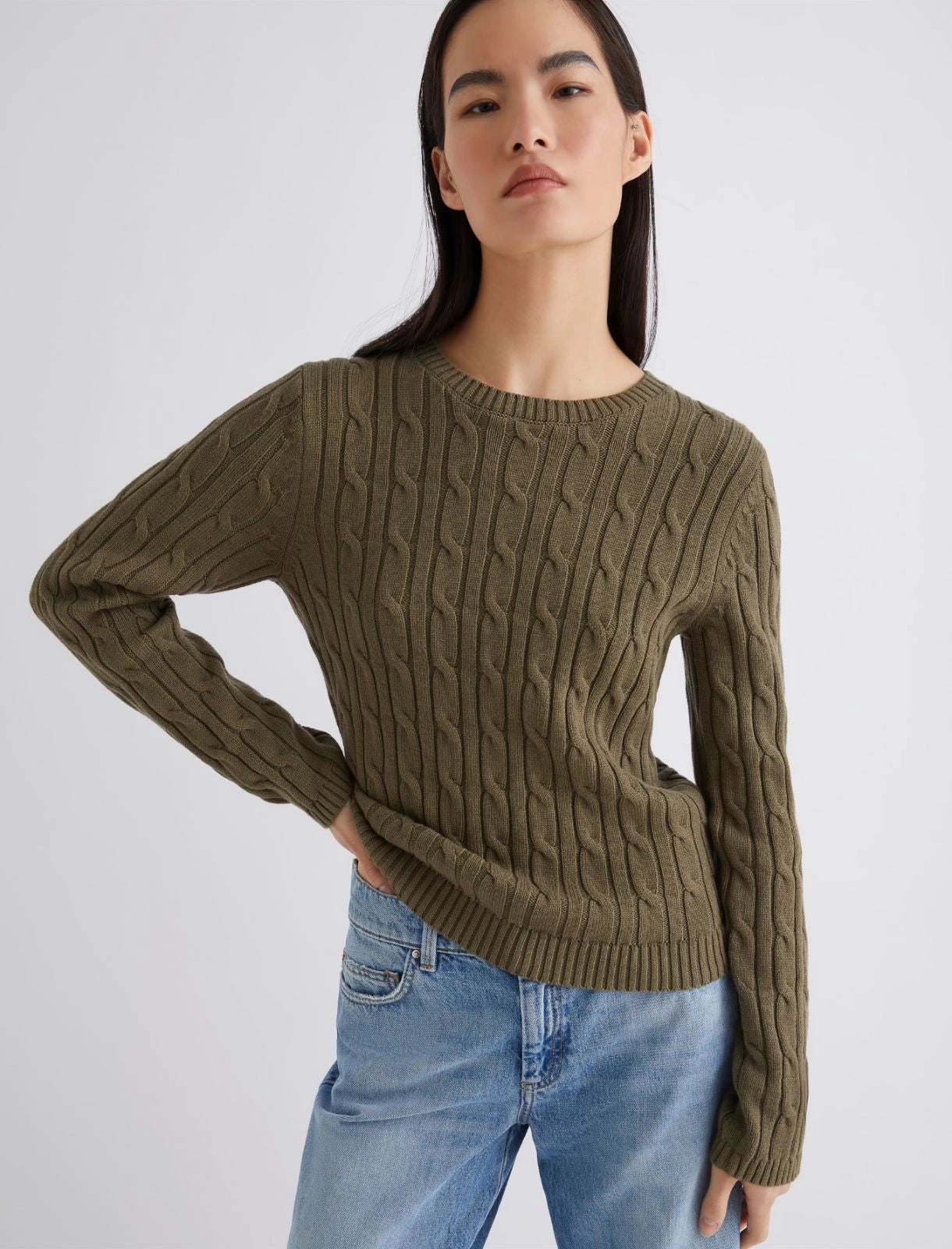 CALIBRI - Cable-knit sweater