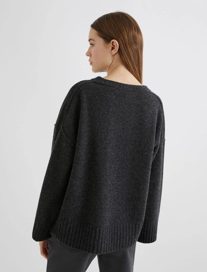 AMELIA - Pure wool crew-neck