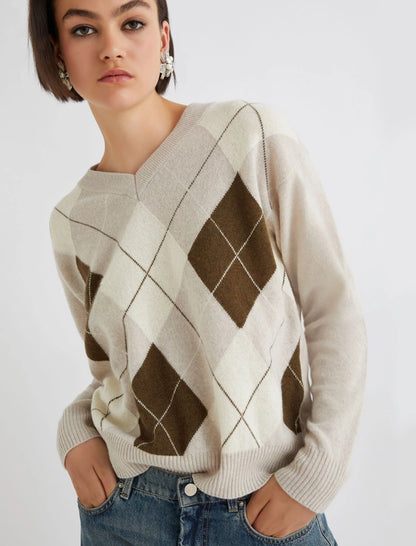 MOIRA - Cashmere-blend inlay