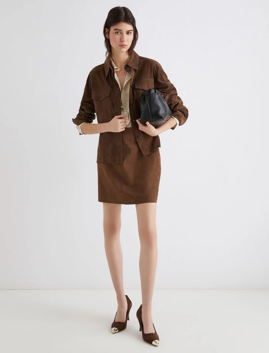 GIOCO - Suede shirt