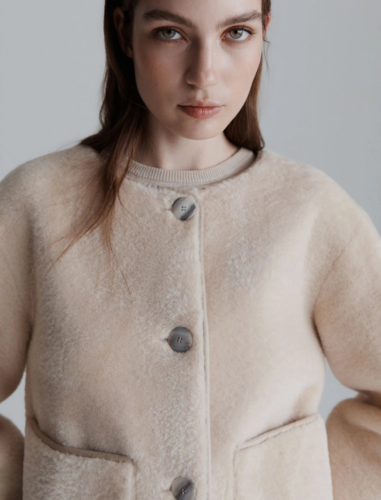 CECIL - Short jacket with scarf detail