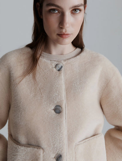 CECIL - Short jacket with scarf detail