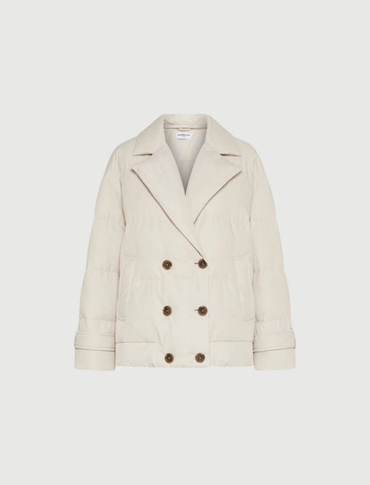 TRAPANI - Down-padded pea coat