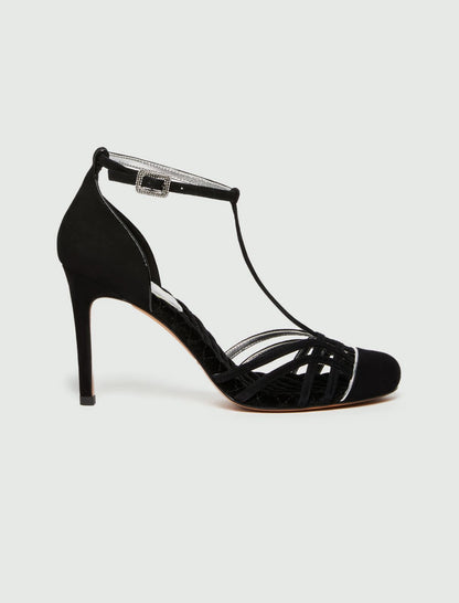 ERASMO - Suede T-bar sandals