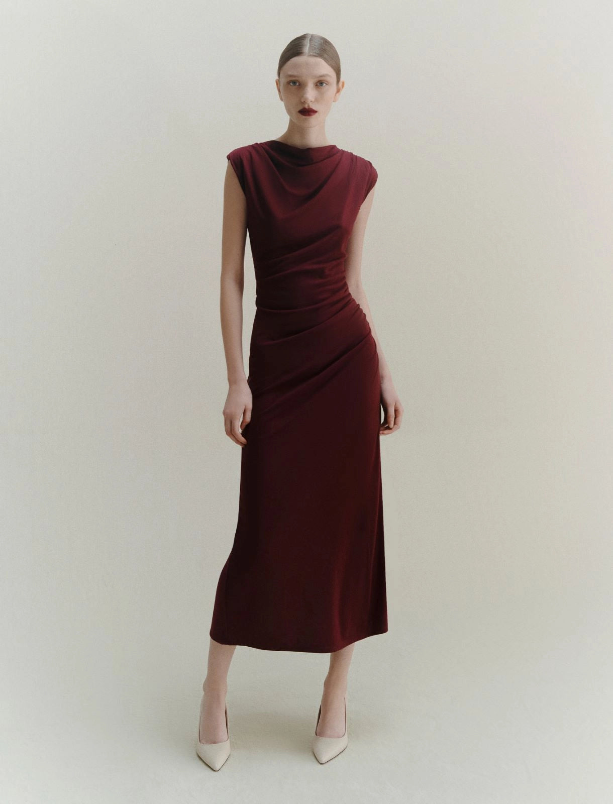 SCUOLA - Slim-fit jersey dress