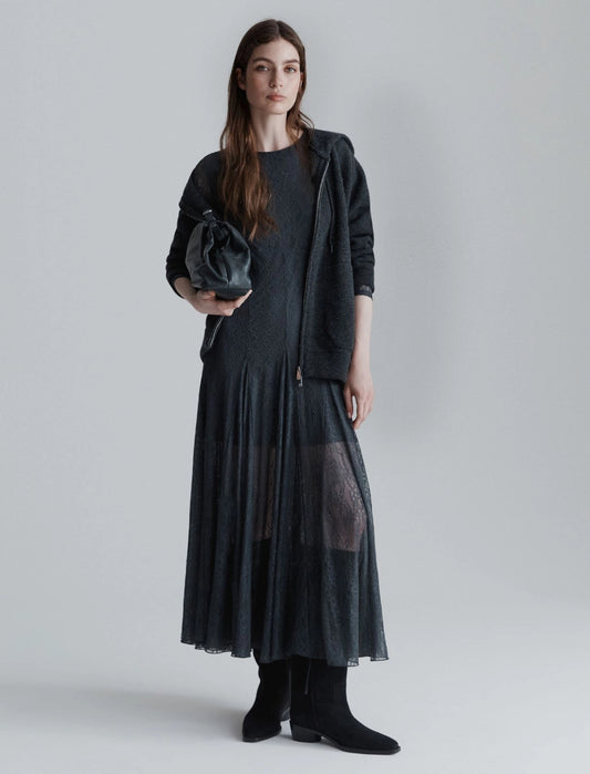 COMICA - Lace jersey dress
