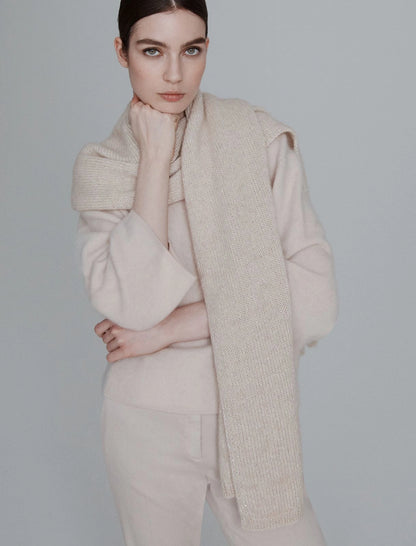 COPPA - Sequinned cashmere-blend scarf