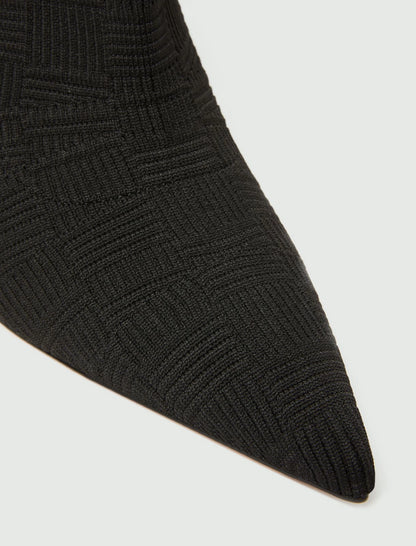 ROGITO - Stretch knit ankle boots