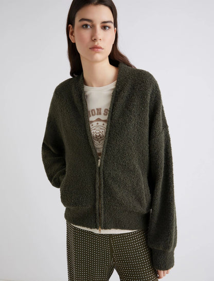 ORONTE - Bouclé bomber jacket