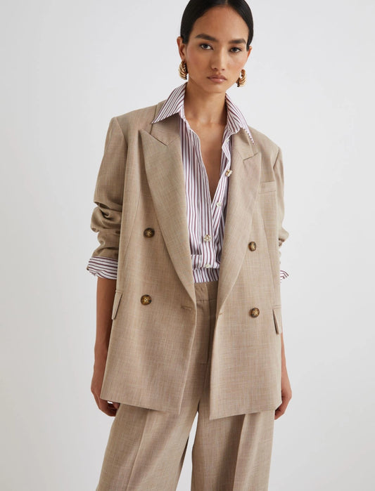 GORIZIA - Double-breasted stretch blazer