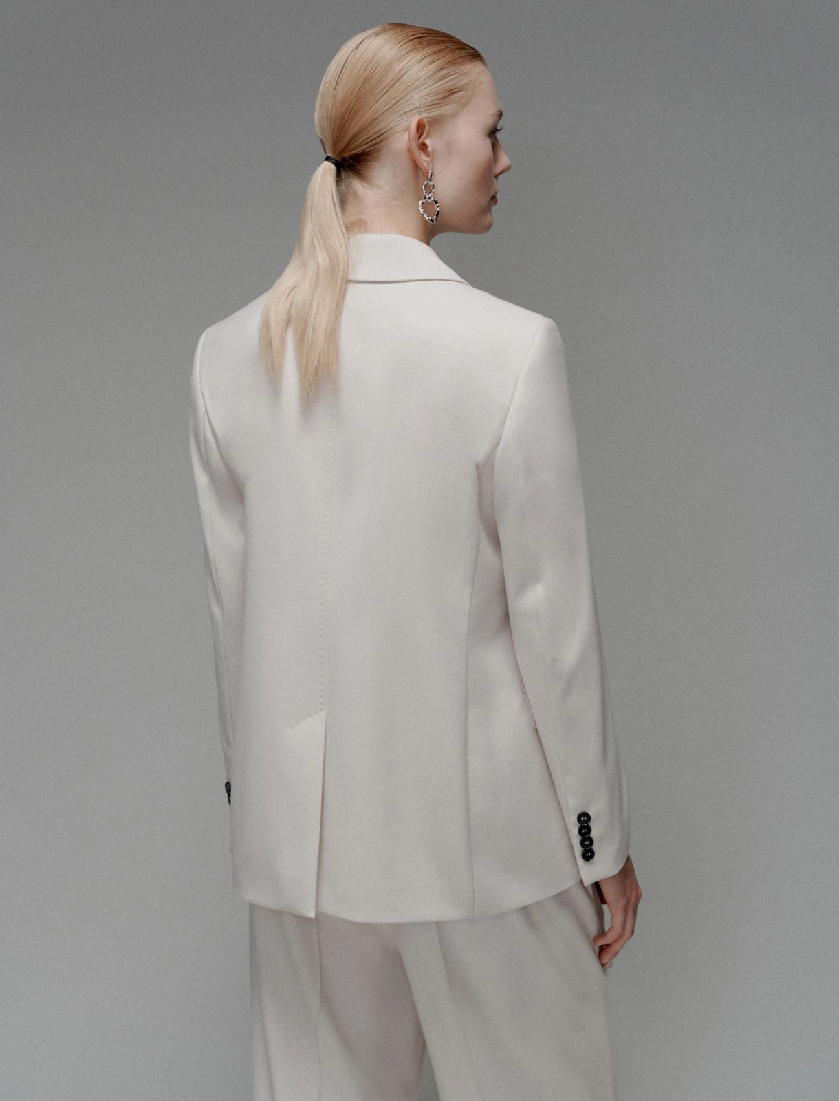 NATTE - Double-breasted stretch blazer