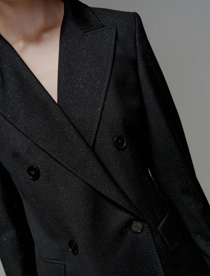 NATTE - Double-breasted stretch blazer