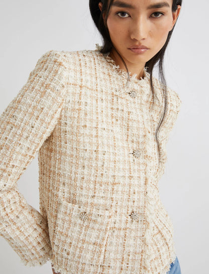 LYON - Short sequinned lamé jacket
