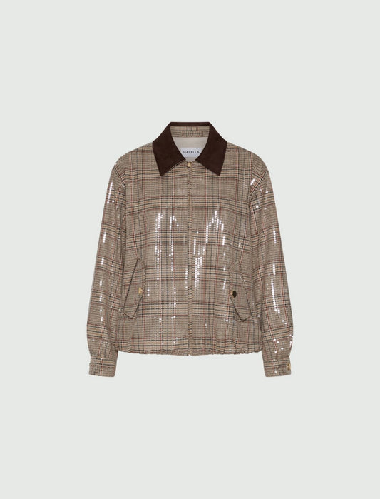 ANEMONE - Sequinned bomber jacket