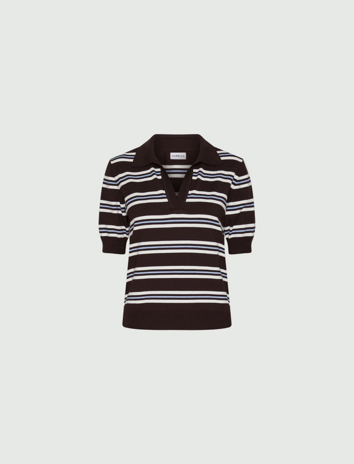 GEMINI - Striped viscose sweater