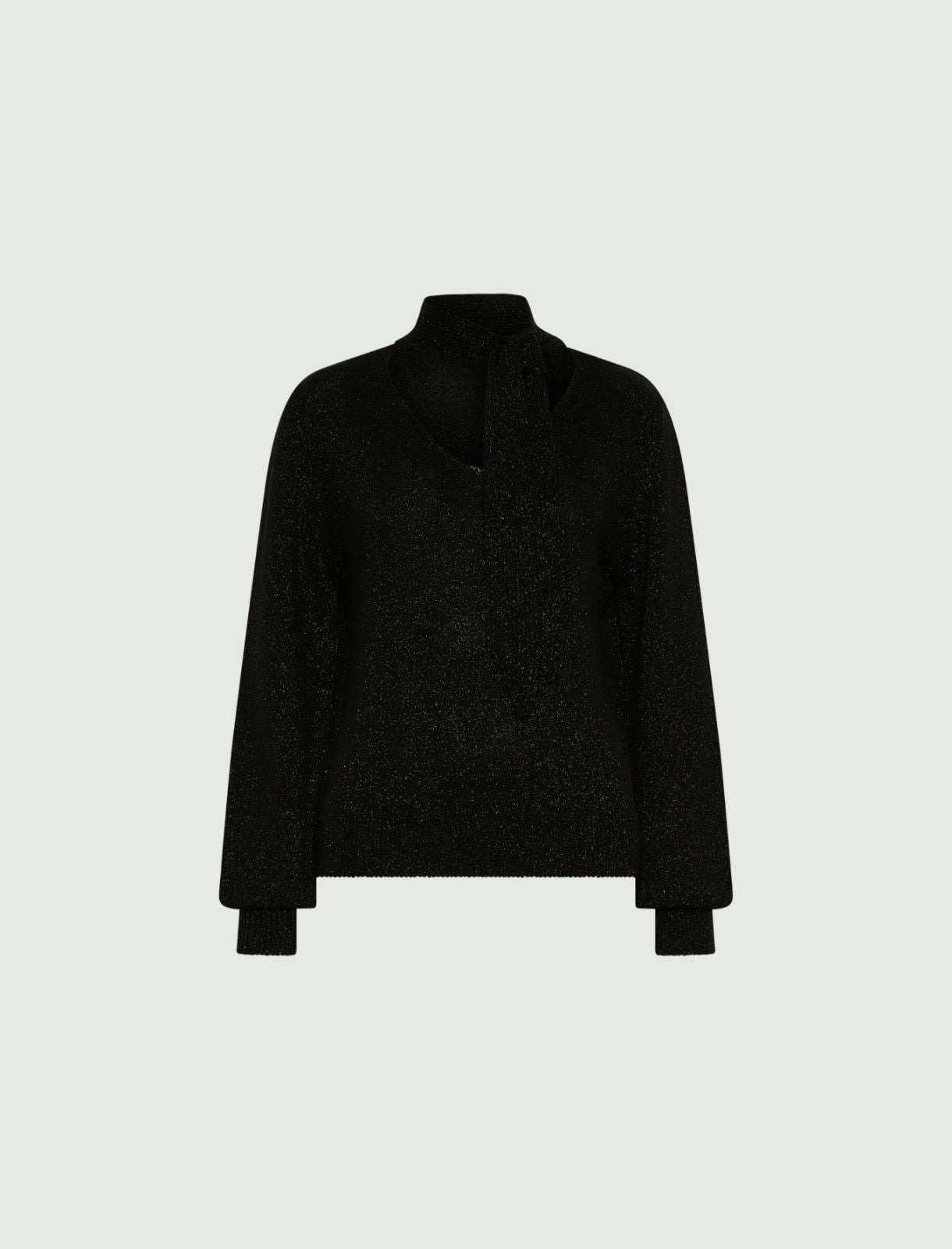 VIVACE - Lurex-adorned sweater with sash detail