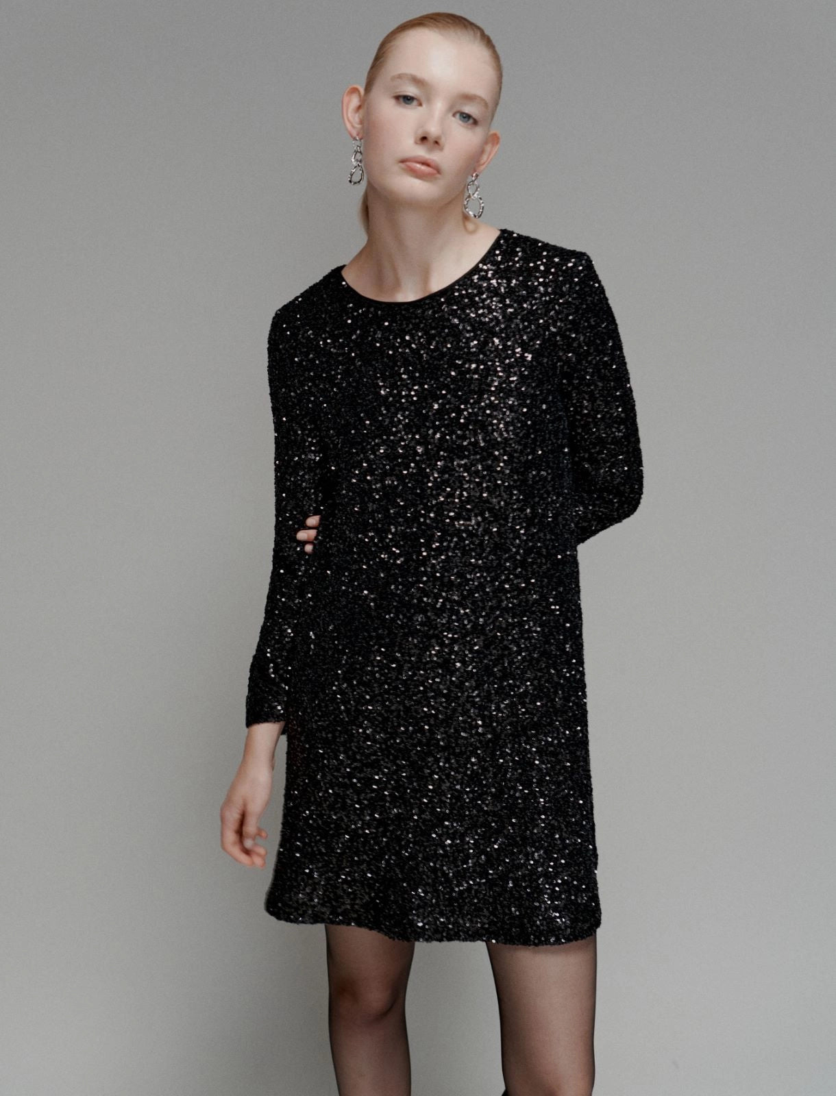 OPALINE - Sequinned mini dress