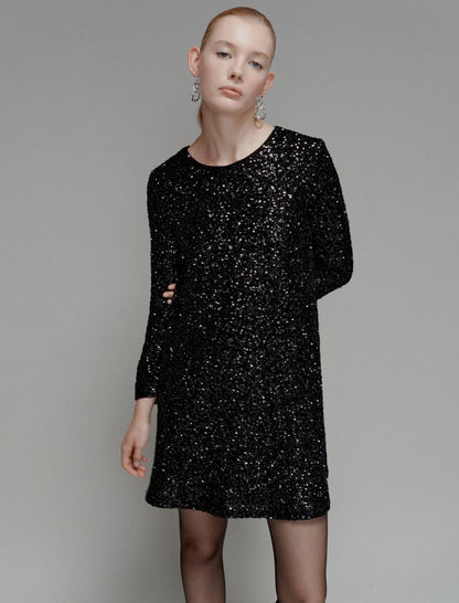 OPALINE - Sequinned mini dress