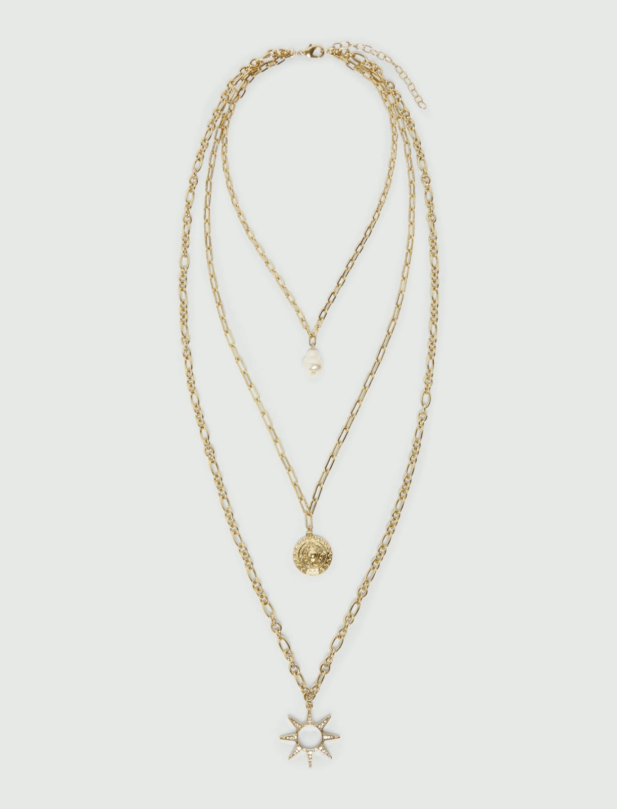 LATO - Triple pendant necklace