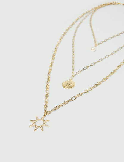 LATO - Triple pendant necklace