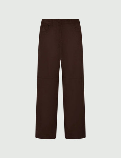 AVERSA - Stretch jersey wide-leg trousers
