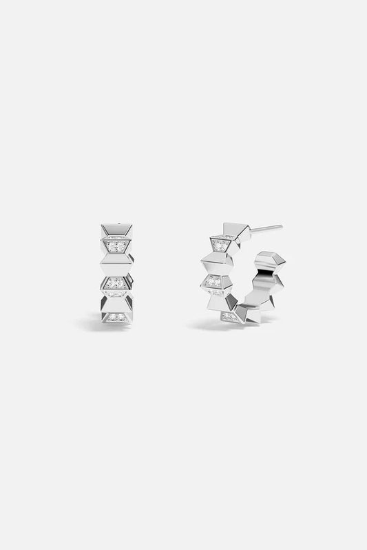 AUTOMNE - Up and Down Hoop Earrings