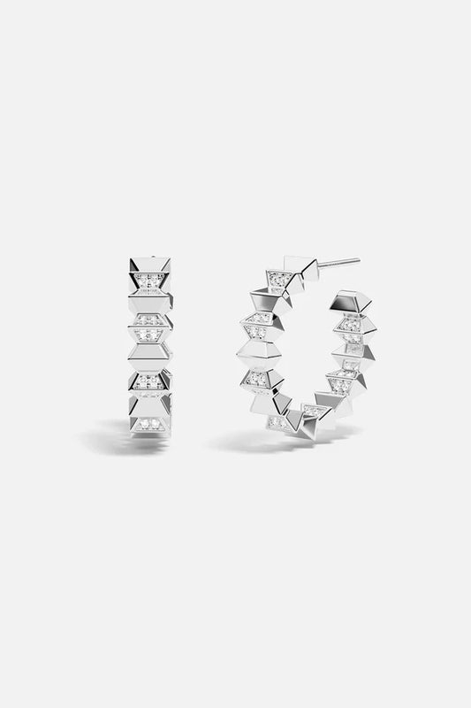 AUTOMNE - Up and Down Hoop Earrings