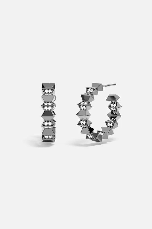 AUTOMNE - Up and Down Hoop Earrings