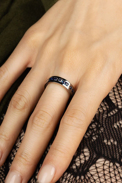 morse code - Smile Morse Code Ring