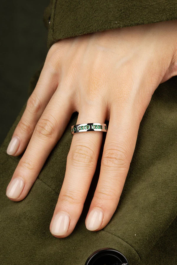 morse code - Smile Morse Code Ring