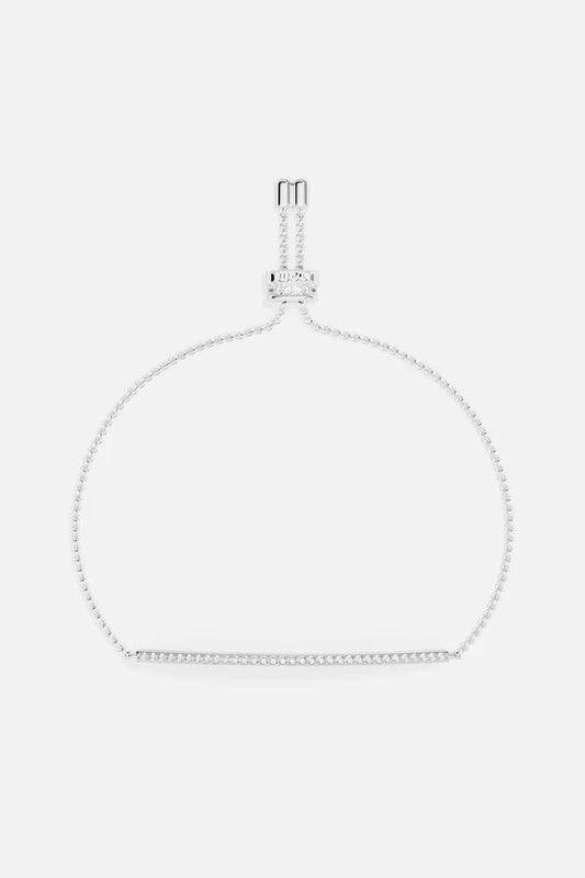 croisette - Adjustable Bracelet with Paved Line