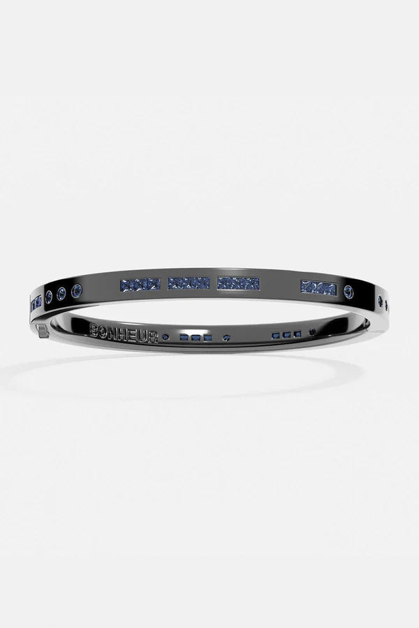 morse code - Blue Bonheur Morse Code Bangle