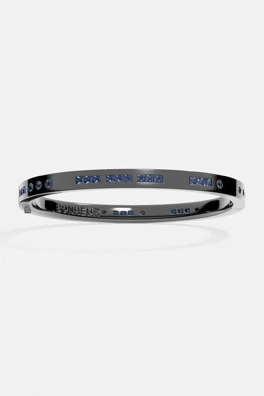 morse code - Blue Bonheur Morse Code Bangle