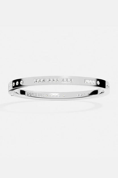 morse code - BONHEUR Morse Code Bangle