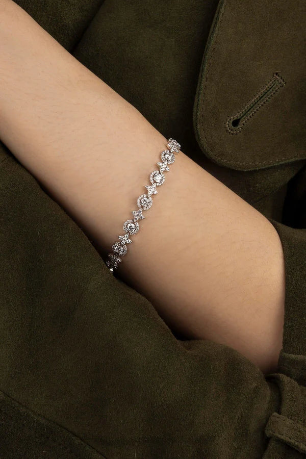 meteorites - Pavé Météorites & Circles Bracelet