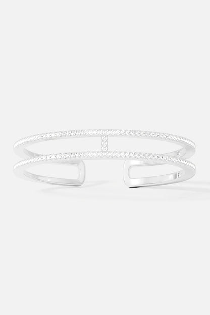 croisette - Double Line Pavé Cuff