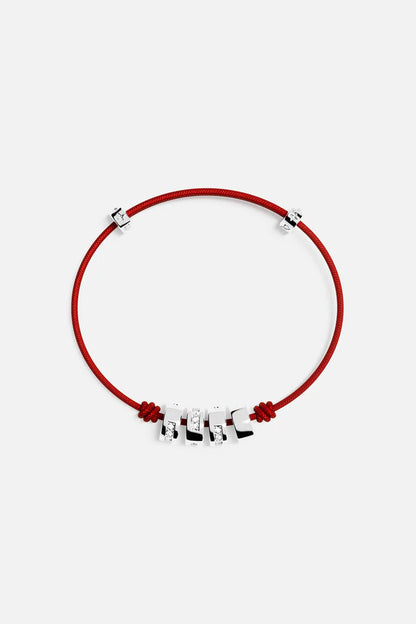 morse code - LOVE Morse Code String Adjustable Bracelet