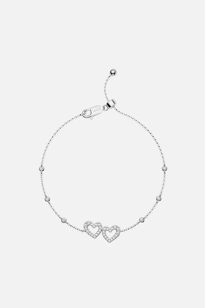 hiver - Heart Adjustable Bracelet