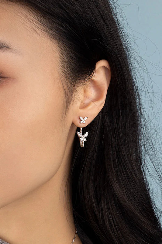 festival - Asymmetric Butterfly Earrings